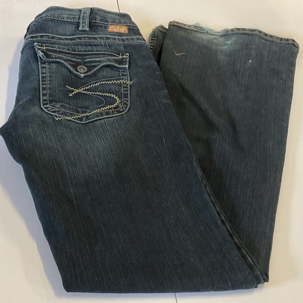 Silver Dark Wash Jeans